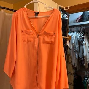 Orange 100% polyester Rue 21